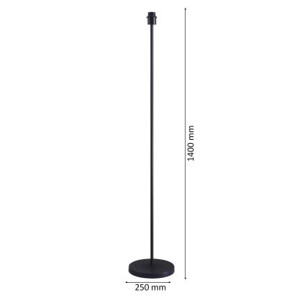 LED vloerlamp TUNJA 1xE27/20W/230V Ø 30 cm zwart/taupe