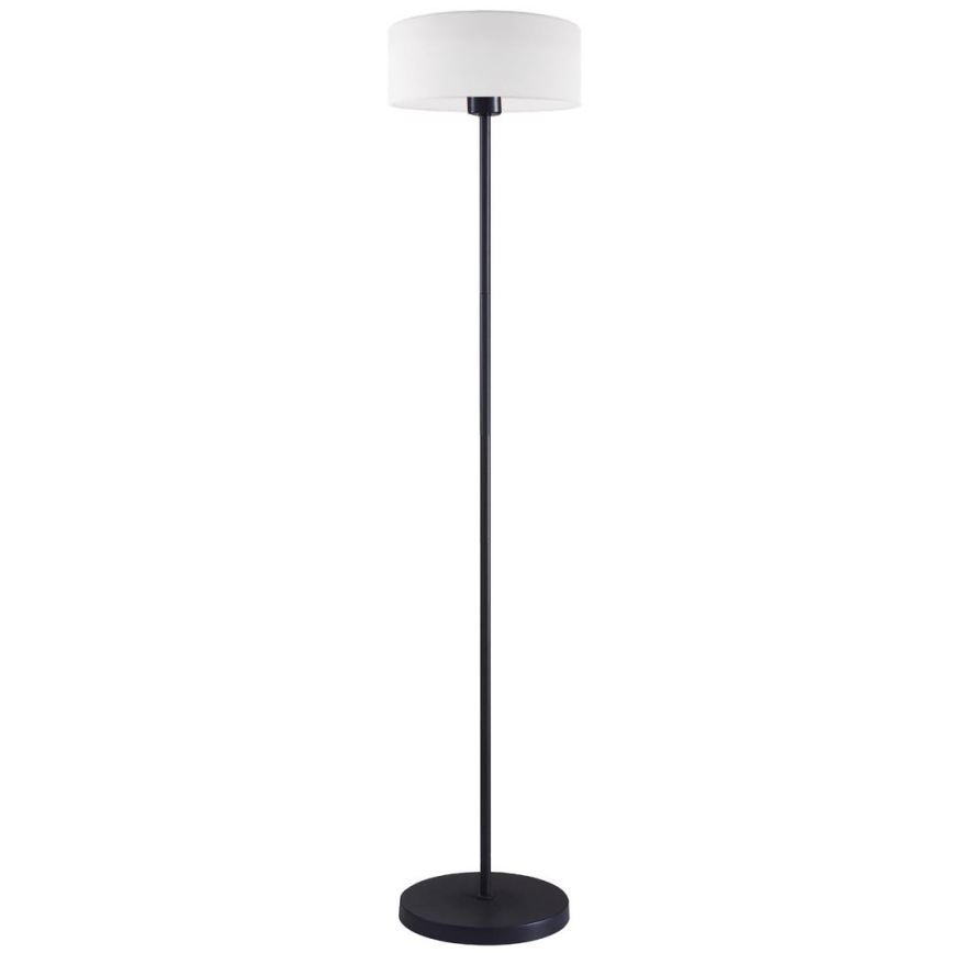 LED vloerlamp TUNJA 1xE27/20W/230V Ø 30 cm zwart/wit