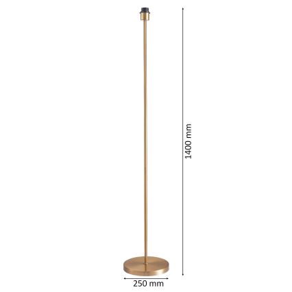 LED vloerlamp TUNJA 1xE27/20W/230V Ø 38 cm goud/wit