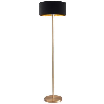 LED vloerlamp TUNJA 1xE27/20W/230V Ø 38 cm goud/zwart