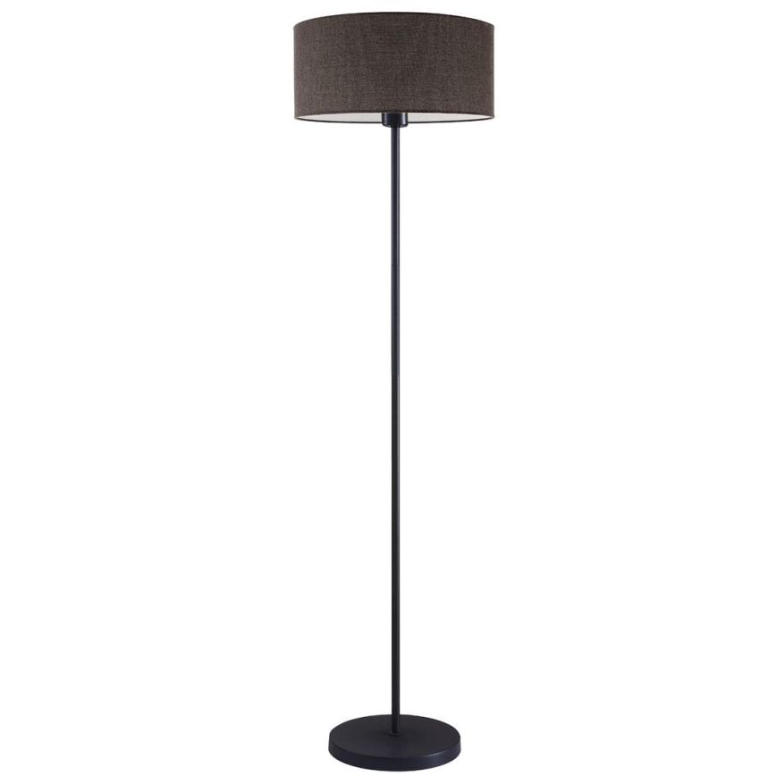 LED vloerlamp TUNJA 1xE27/20W/230V Ø 38 cm zwart/bruin