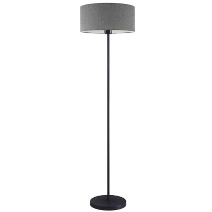 LED vloerlamp TUNJA 1xE27/20W/230V Ø 38 cm zwart/grijs