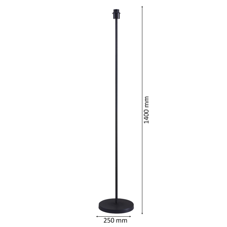 LED vloerlamp TUNJA 1xE27/20W/230V Ø 38 cm zwart/taupe