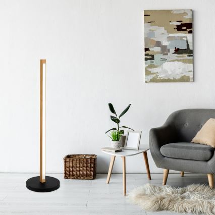 LED vloerlamp VERDE LED/18W/230V 3000K eiken/zwart