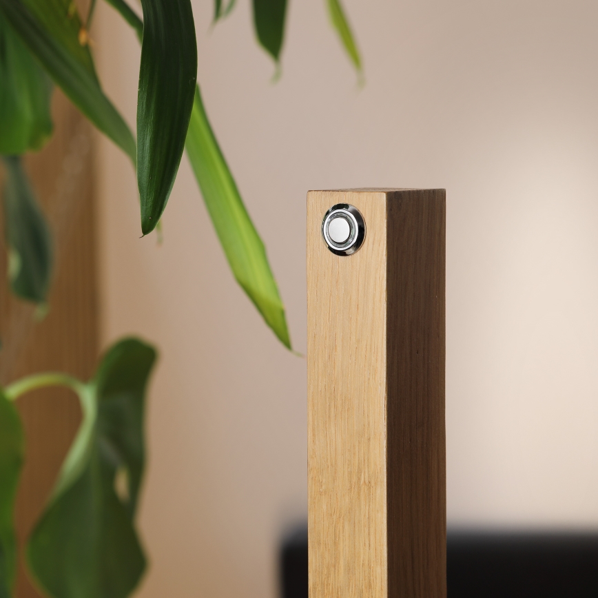 LED vloerlamp VERDE LED/18W/230V 3000K eiken/zwart