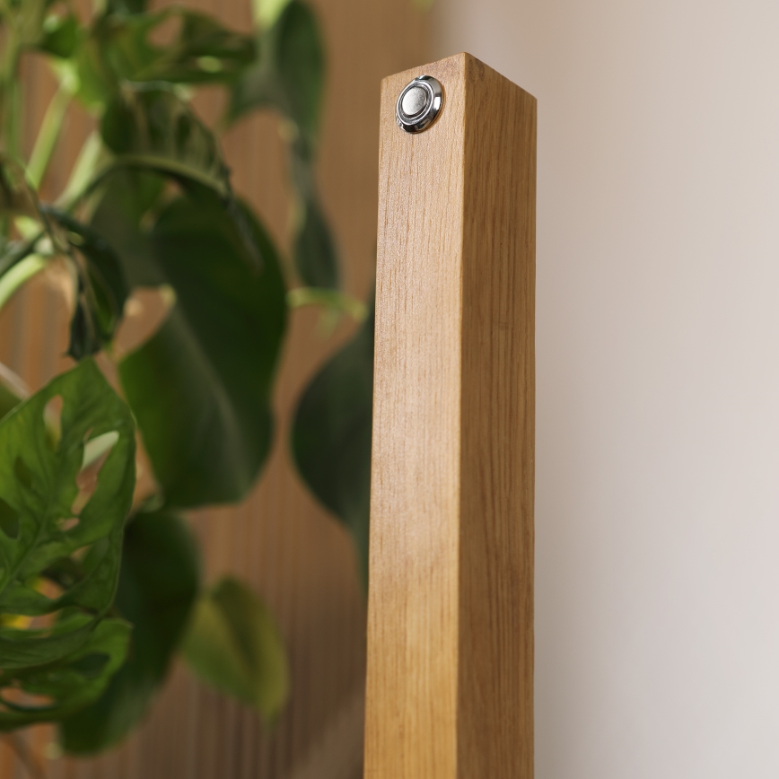 LED vloerlamp VERDE LED/18W/230V 3000K eiken/zwart