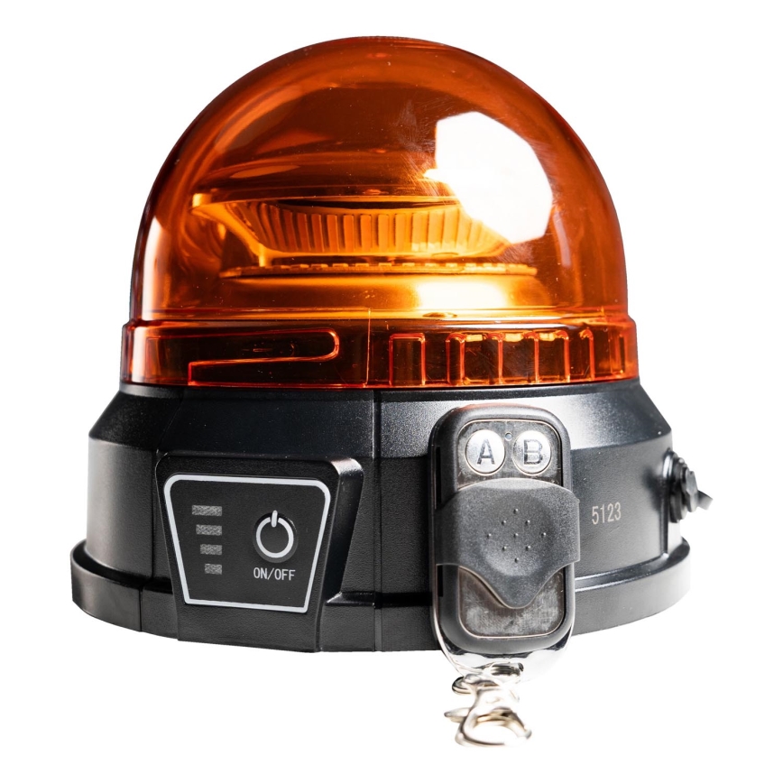 LED Waarschuwingsknipperlicht LED/12-24V IP65 + afstandsbediening