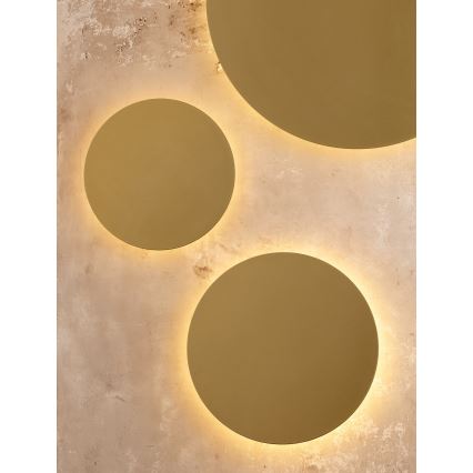 LED Wand Lamp LUNA LED/12W/230V goud