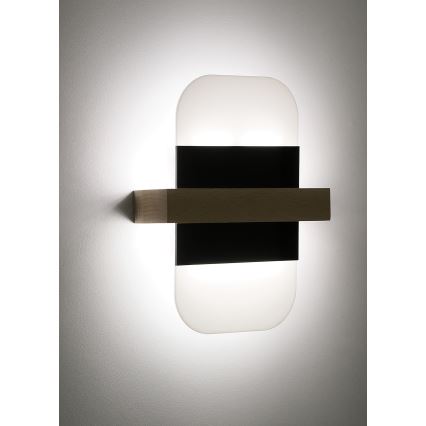 LED wand verlichting APRIL LED/6W/230V wit/zwart
