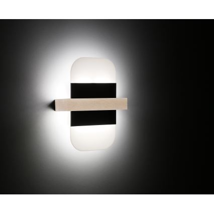 LED wand verlichting APRIL LED/6W/230V wit/zwart
