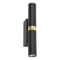 LED wand verlichting LAGOS 2xG9/3W/230V 4000K zwart/goud