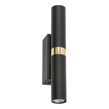 LED wand verlichting LAGOS 2xG9/3W/230V 4000K zwart/goud