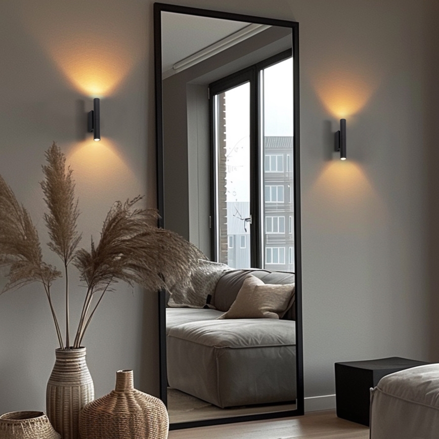 LED wand verlichting LAGOS 2xG9/3W/230V 4000K zwart