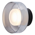 LED wand verlichting LED/8W/230V 3000K zwart/gerookt