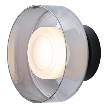 LED wand verlichting LED/8W/230V 3000K zwart/gerookt