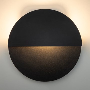 LED wand verlichting LUNA LED/7W/230V diameter 26 cm zwart