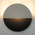 LED wand verlichting LUNA LED/7W/230V diameter 36 cm zwart/beige