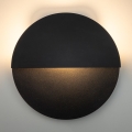 LED wand verlichting LUNA LED/7W/230V diameter 36 cm zwart