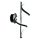 LED wand verlichting TWIST LED/12W/230V zwart