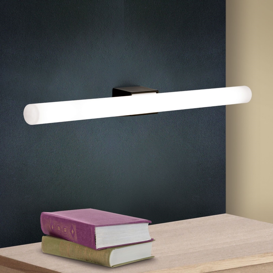 LED wand verlichting VISAGIST 1xS14d/8W/230V zwart