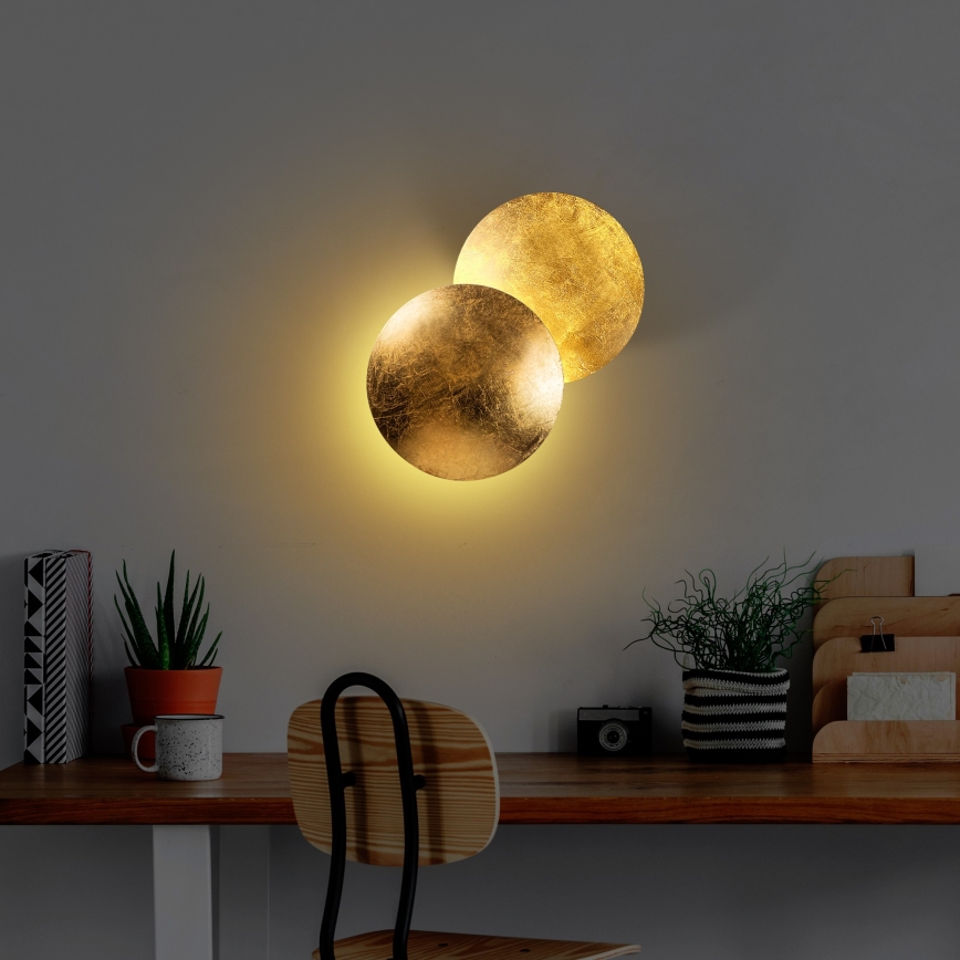 LED wand verlichting YOSMA LED/5W/230V 3000K goud