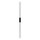 LED wandlamp AISHA LED/20W/230V 4000K 120 cm zwart