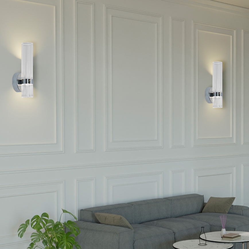 LED-wandlamp AMBIENTE LED/6W/230V 3000/4000/6000K glanzend chroom