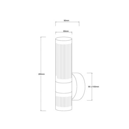 LED-wandlamp AMBIENTE LED/6W/230V 3000/4000/6000K goudkleurig
