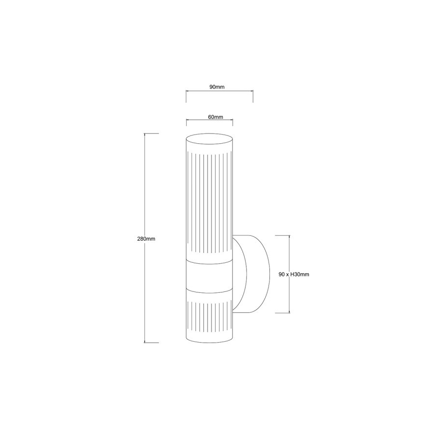 LED-wandlamp AMBIENTE LED/6W/230V 3000/4000/6000K goudkleurig