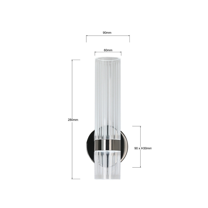 LED Wandlamp AMBIENTE LED/6W/230V 3000/4000/6000K zwart