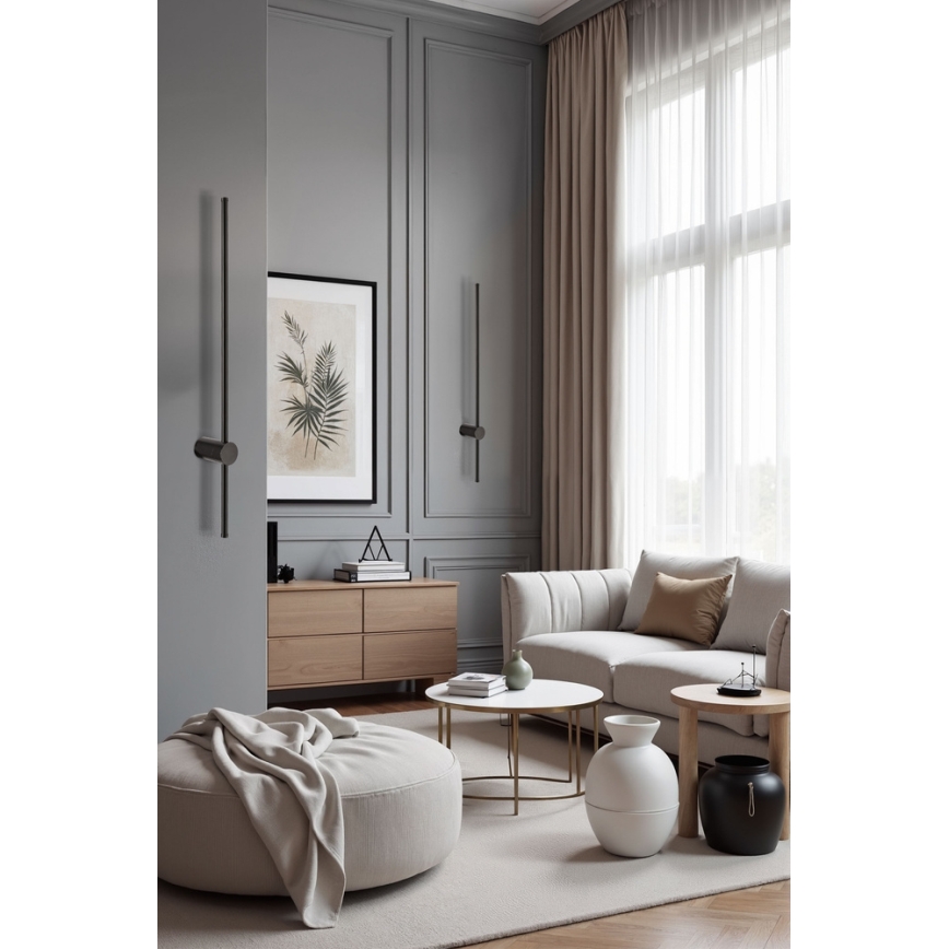 LED-wandlamp ARIAN LED/13W/230V 4000K zwart