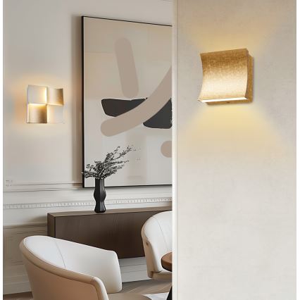 LED-wandlamp ARIELLA LED/24W/230V goud