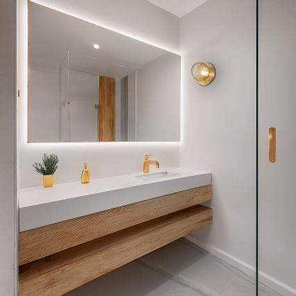 LED-wandlamp BOLLA LED/3W/230V goud/rookbeige