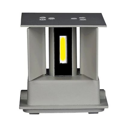 LED Wandlamp Buiten LED/11W/230V 3000K IP65 grijs