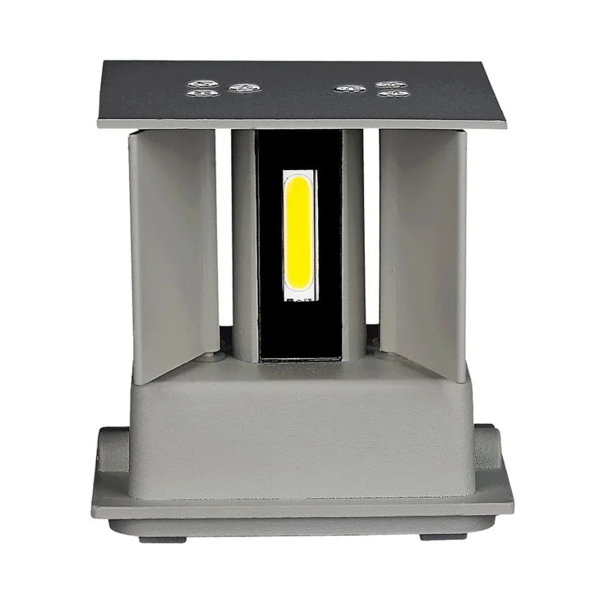 LED Wandlamp Buiten LED/11W/230V 4000K IP65 grijs