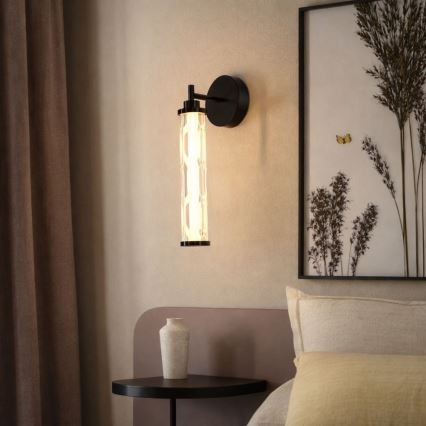 LED wandlamp CORTE LED/10W/230V zwart