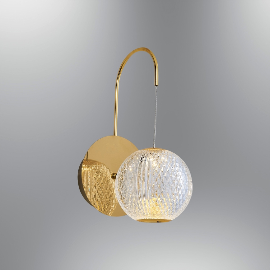 LED-wandlamp CREMONA LED/5W/230V 3000K goud