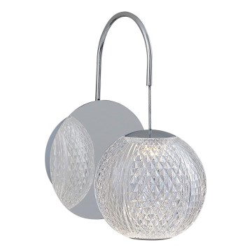 LED wandlamp CREMONA LED/5W/230V 3000K mat chroom