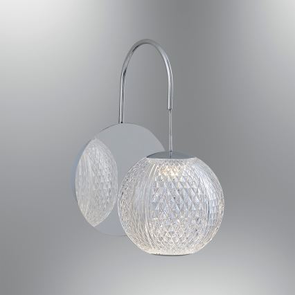 LED wandlamp CREMONA LED/5W/230V 3000K mat chroom