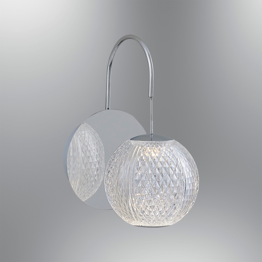 LED wandlamp CREMONA LED/5W/230V 3000K mat chroom