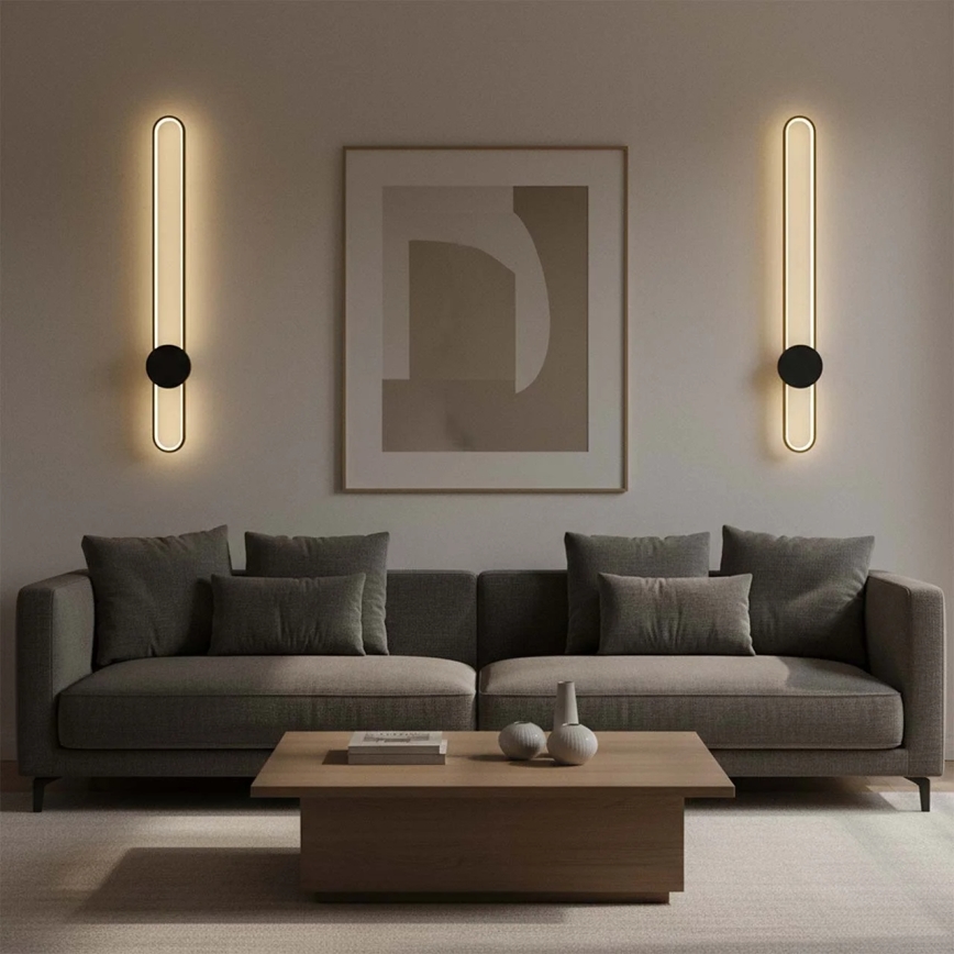 LED wandlamp FLORENTYNA LED/24W/230V 4000K goud/zwart