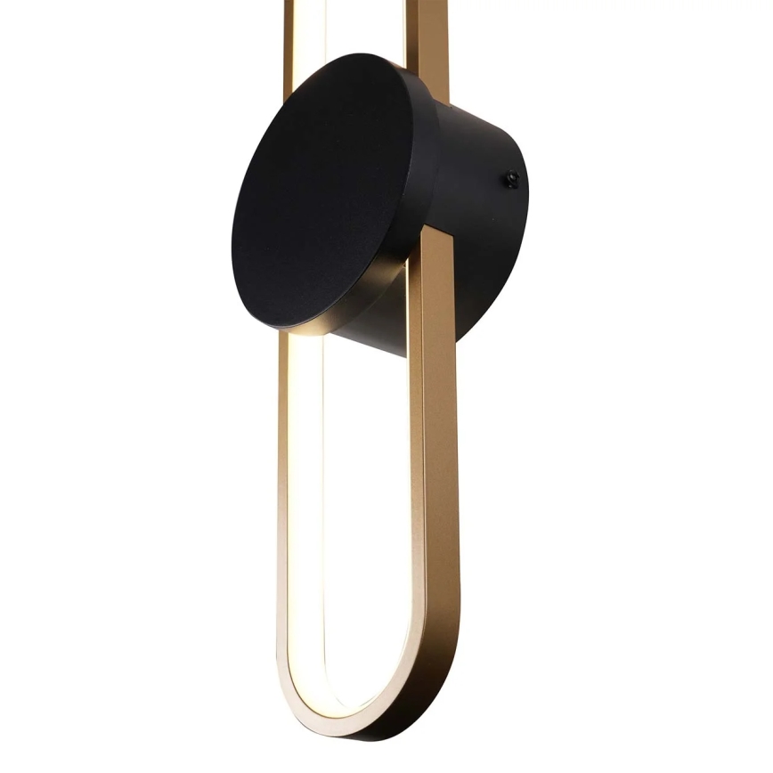 LED wandlamp FLORENTYNA LED/24W/230V 4000K goud/zwart