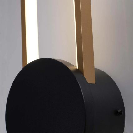 LED wandlamp FLORENTYNA LED/24W/230V 4000K goud/zwart