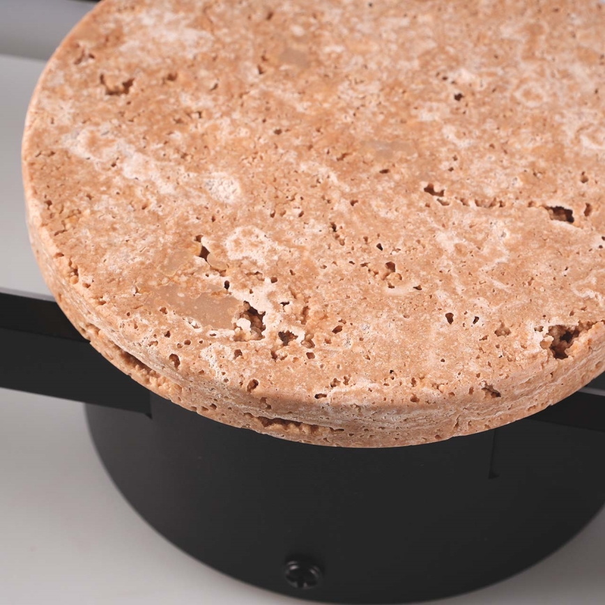 LED-wandlamp FLORENTYNA LED/24W/230V 4000K zwart/beige