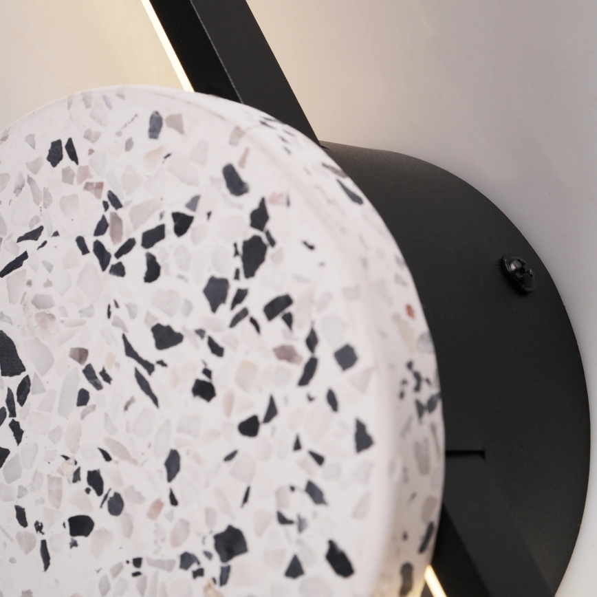 LED-wandlamp FLORENTYNA LED/24W/230V 4000K zwart/wit