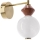 LED-wandlamp FLORES LED/7W/230V goud/bruin
