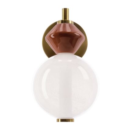 LED-wandlamp FLORES LED/7W/230V goud/bruin