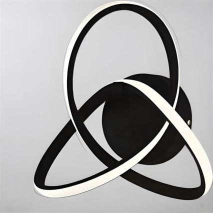 LED-wandlamp INDIGO LED/14W/230V zwart