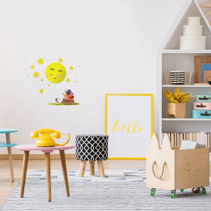 LED Wandlamp kinderkamer 1xLED/0,6W/3xAAA