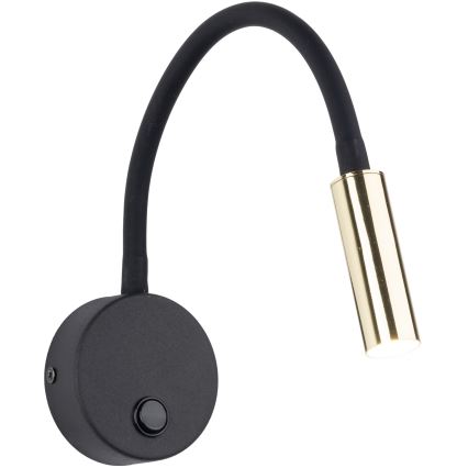 LED Wandlamp LAGOS 1xG9/3W/230V 4000K zwart/goud